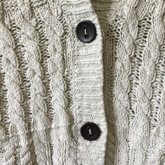 Coincidence & Chance Beige Cable Knit Cardigan - Picture 8 of 14